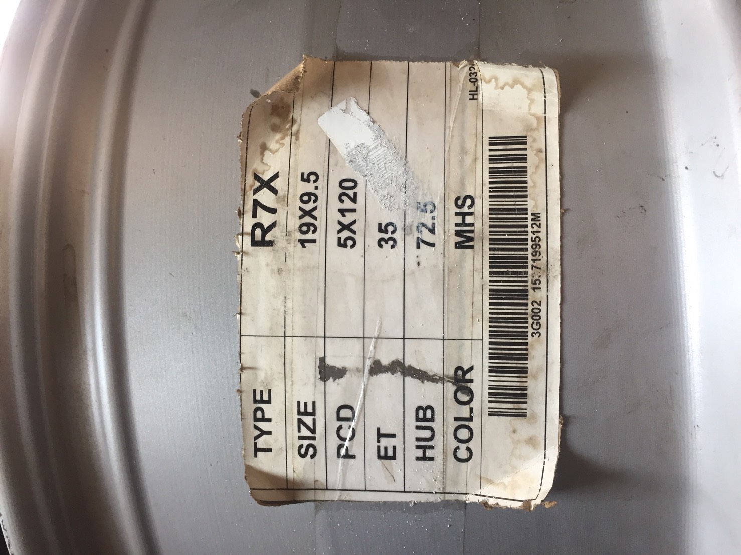 ล้อแม็กซ์ สำหรับใส่รถ BMW SERIES 5 ขอบ19 5x120 MHS