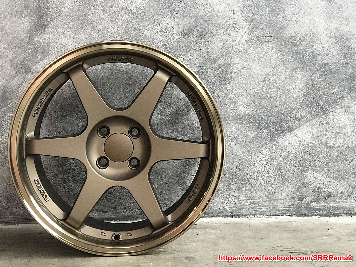 TE37 ขอบ17 ET35 4x100 LP/BR สำหรับใส่รถเก๋ง