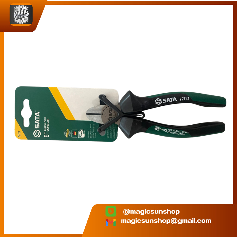 927539 SATA 72721 Diagonal Cutting Pliers 6"