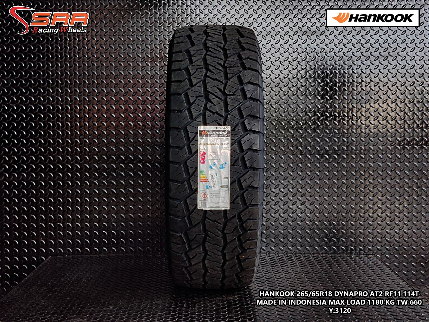 HANKOOK DYNAPRO AT2 RF11 265/65R18 ยางใหม่ปี2020 ลดราคาพิเศษ