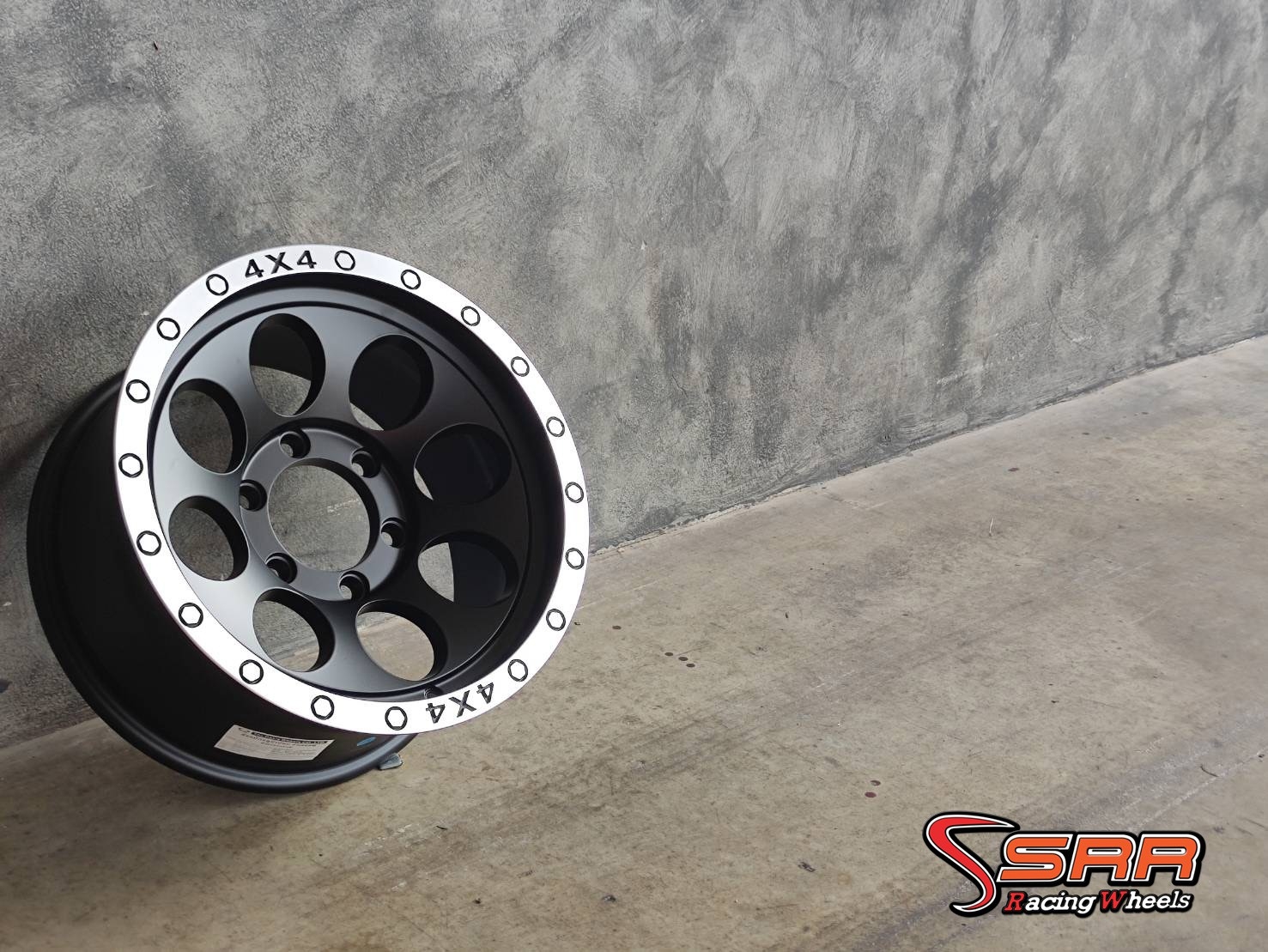 OASIS 885 ลายหยดน้ำ 16 6H139.7 ET0 MATT BLACK MACHINE LIP