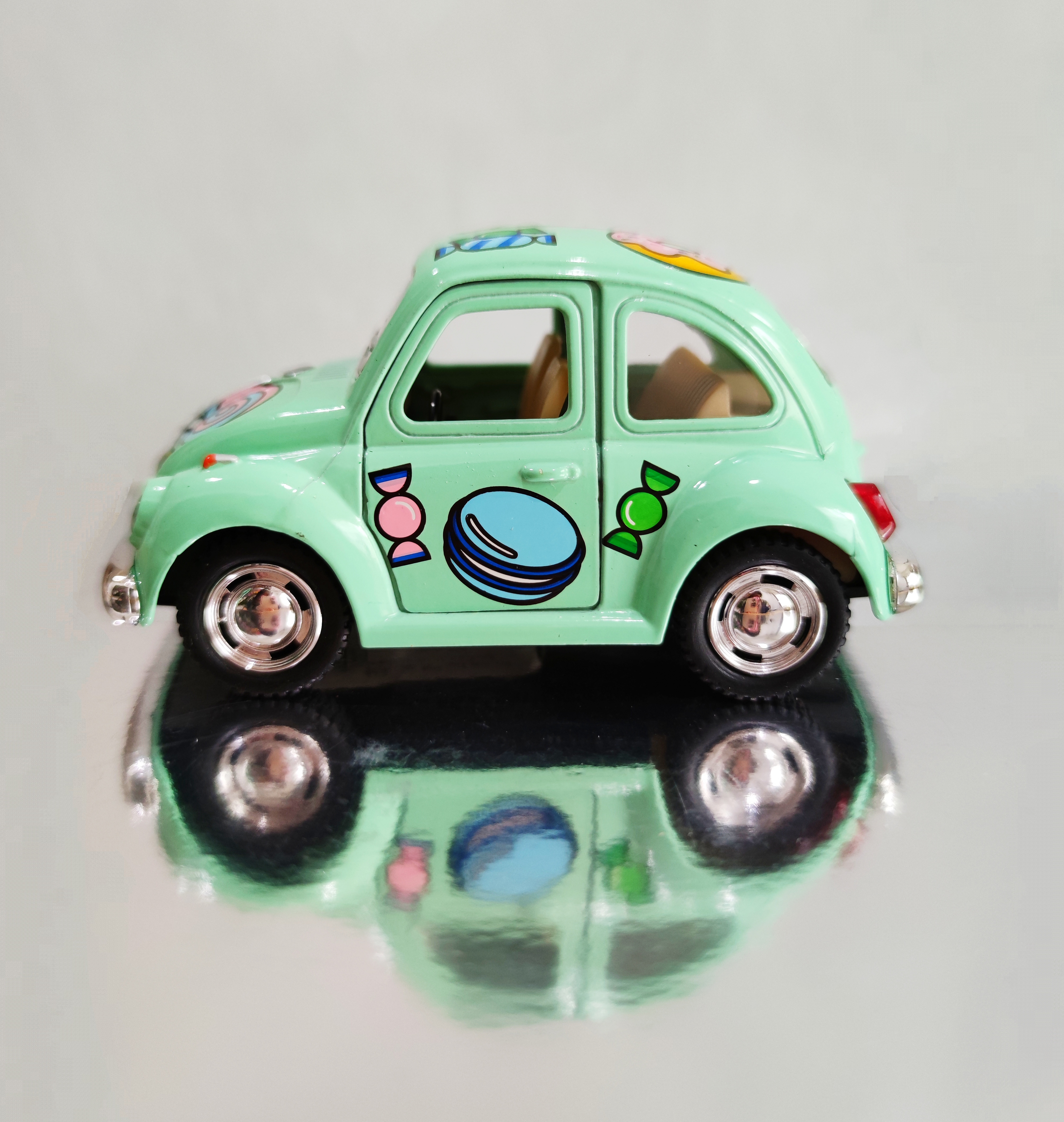 รถโฟล์คเต่า 1967 Volkswagen classical beetle โมเดลรถเหล็ก ขนาด 4 นิ้ว (ปลีก-ส่ง)