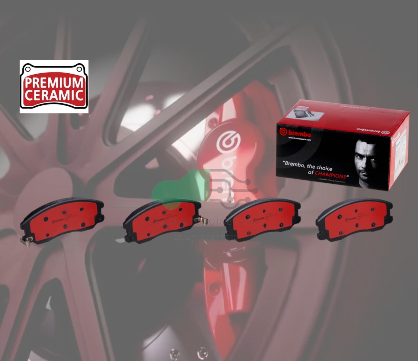 P10 003N ผ้าเบรกหน้า (แท้ BREMBO รุ่น Ceramic) Chevrolet CAPTIVA (2.0 2.4) 07-19
