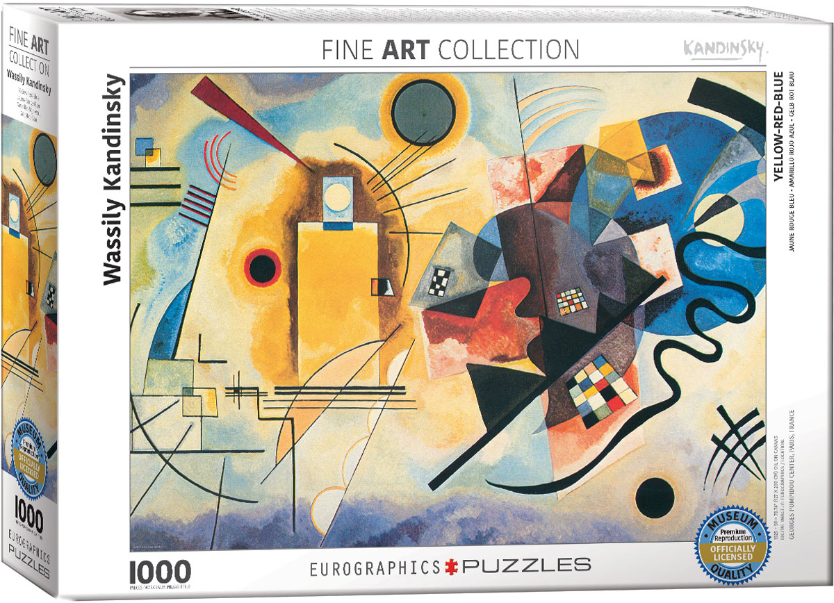 Eurographics - Yellow Red Blue by Kandinsky (Non-Pattern) 1000 pcs.