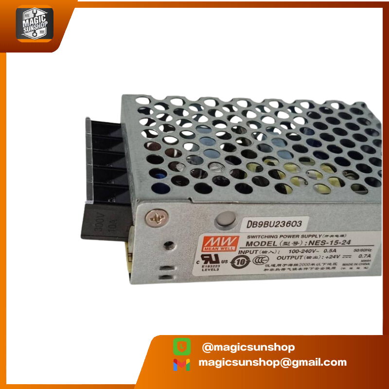 MEAN WELL NES-15-24 Switching Power Supplies NES-15-24 78x51x28 MM