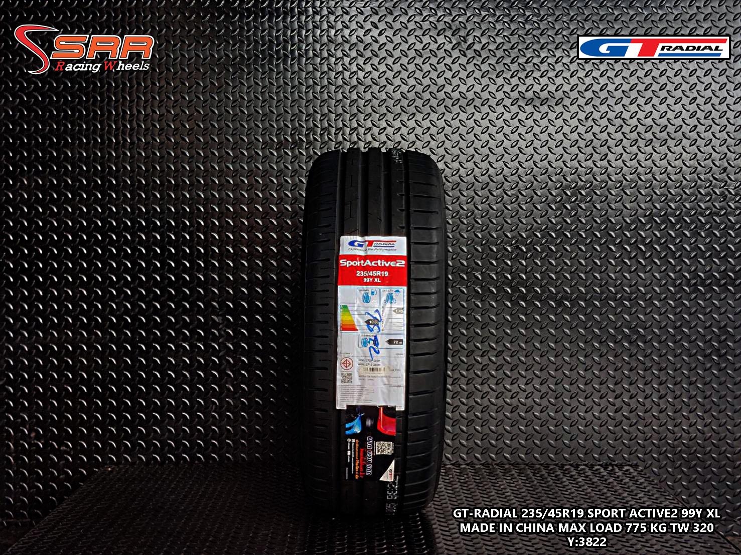 GTRADIAL SportActive2 235/45R19 ยางใหม่ปี22 ราคาพิเศษ