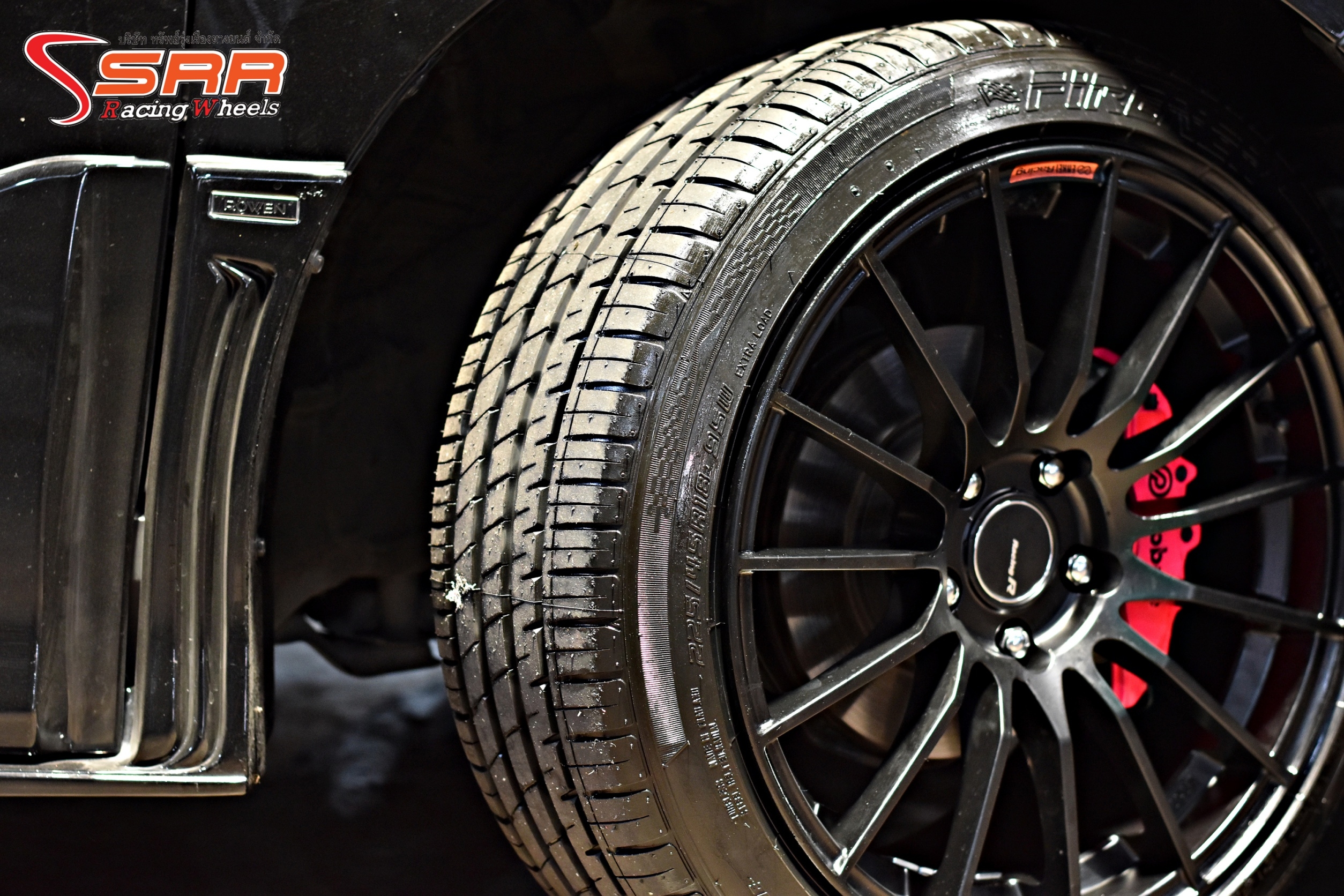 ENKEI RS05RR ล้อไทย ขอบ18 5H114.3 ET35 MATT BLACK