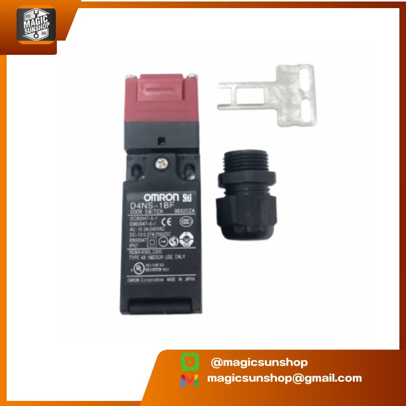 OMRON SAFETY DOOR SWITCH MODEL : D4NS-1BF / + MODEL : D4DS-K1