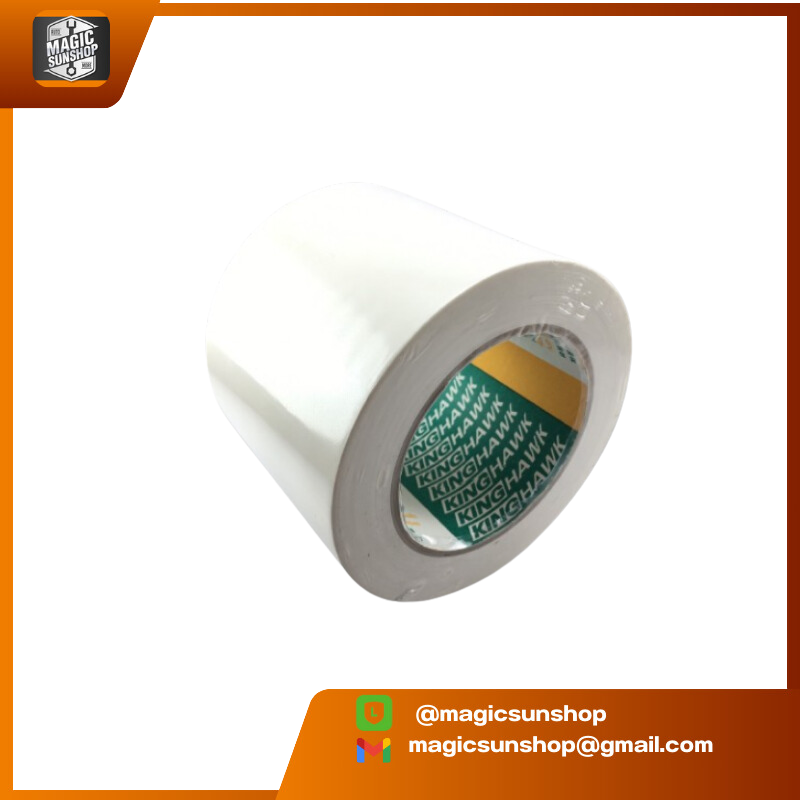 905864 KING HAWK เทปตีเส้นพื้น KING HAWK 4นิ้ว สีขาว 96mm x 33mtr ขาว