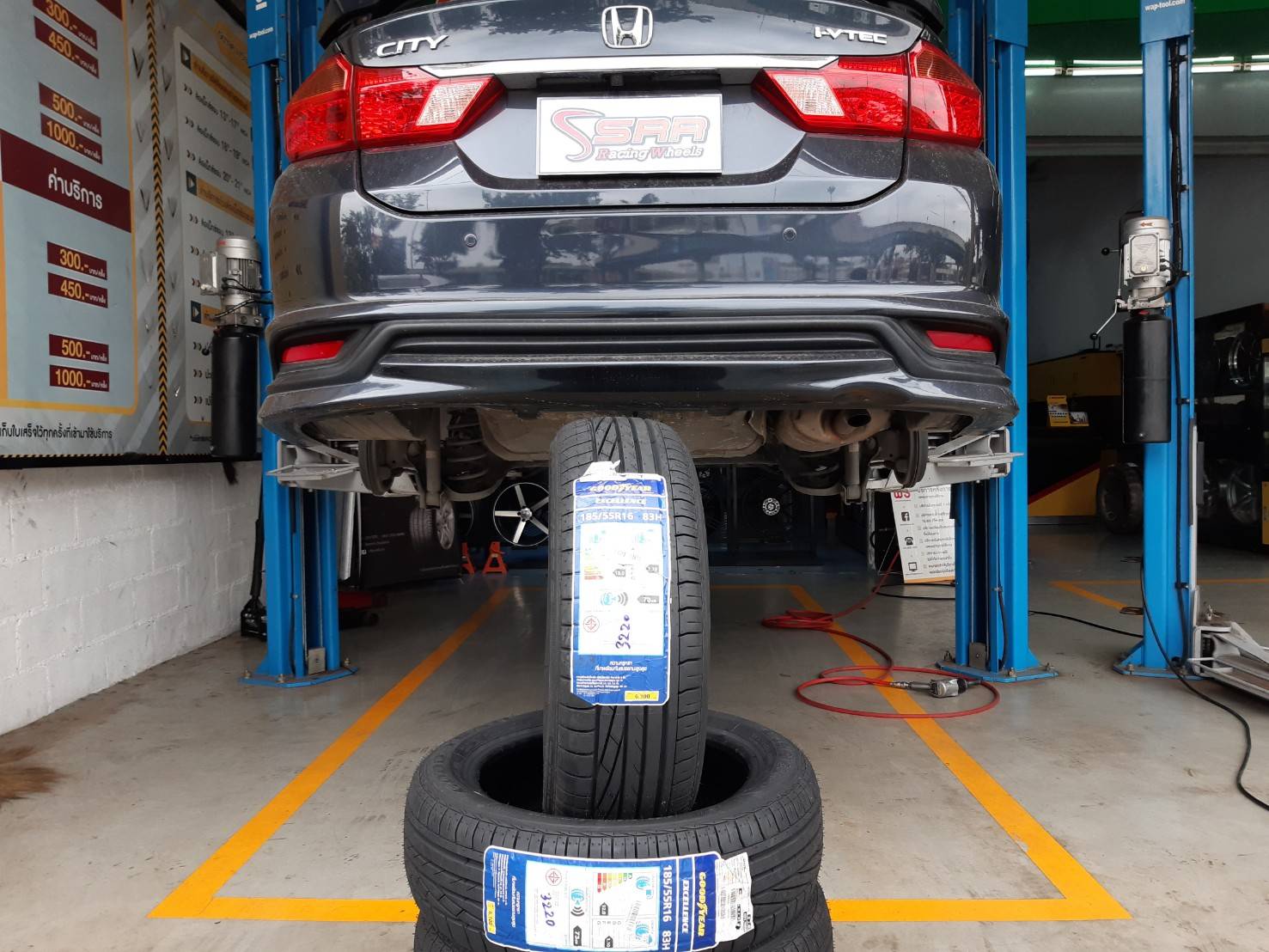 GOODYEAR EXCELLENCE 185/55R16 ยางใหม่ปี20 ราคาพิเศษ
