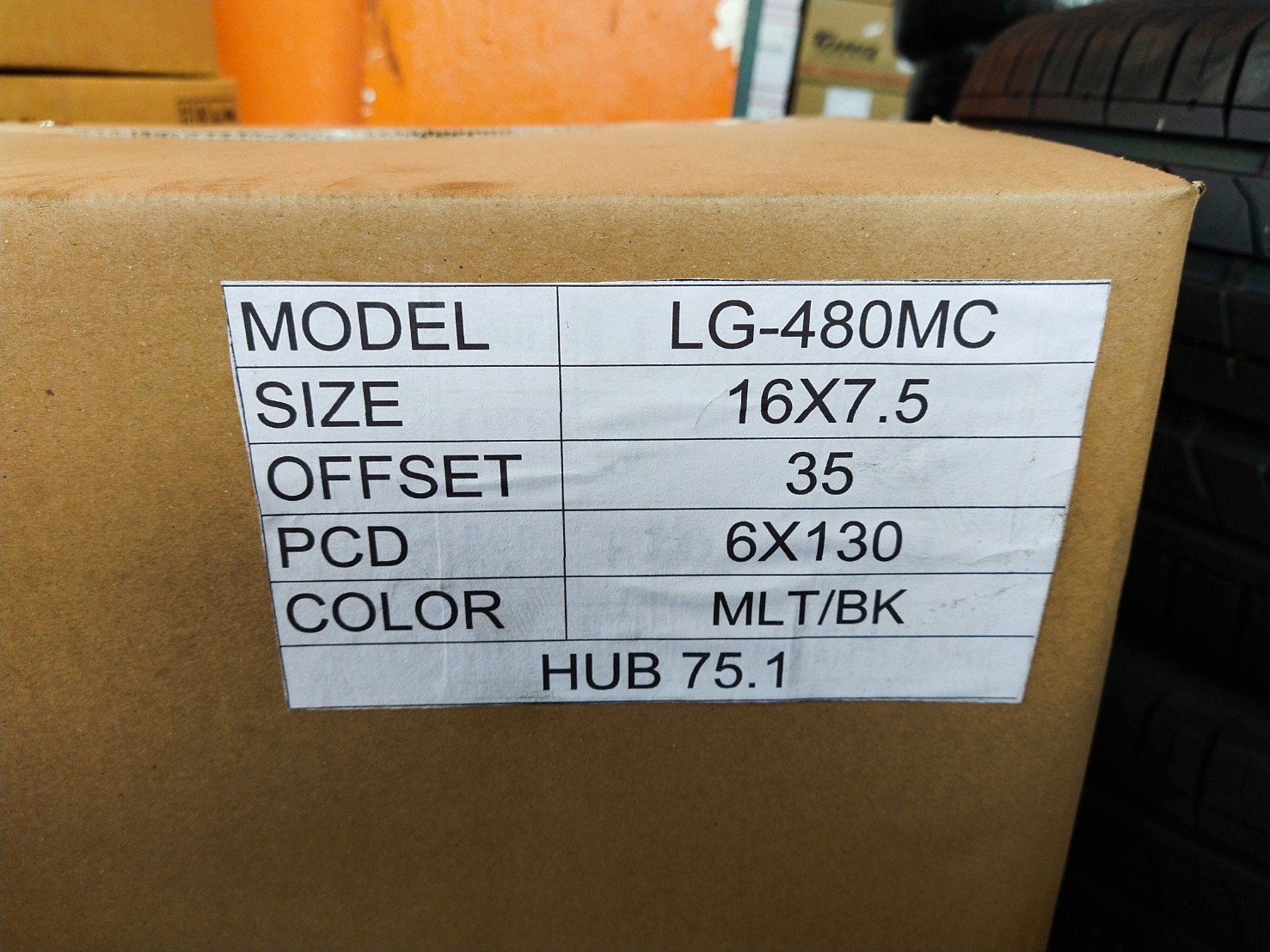 LG-480MC ขอบ16 6x130 ET+35 MLT/BK สำหรับใส่รถตู้COMMUTER,MAJESTY
