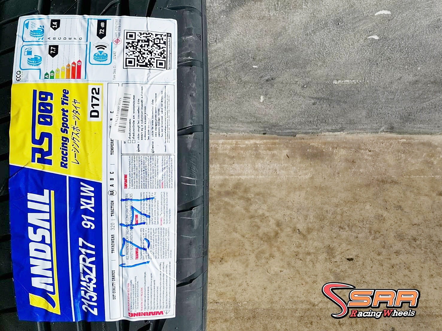 LANDSAIL RS009 215/45R17 ยางใหม่ปี2021 ราคาพิเศษ
