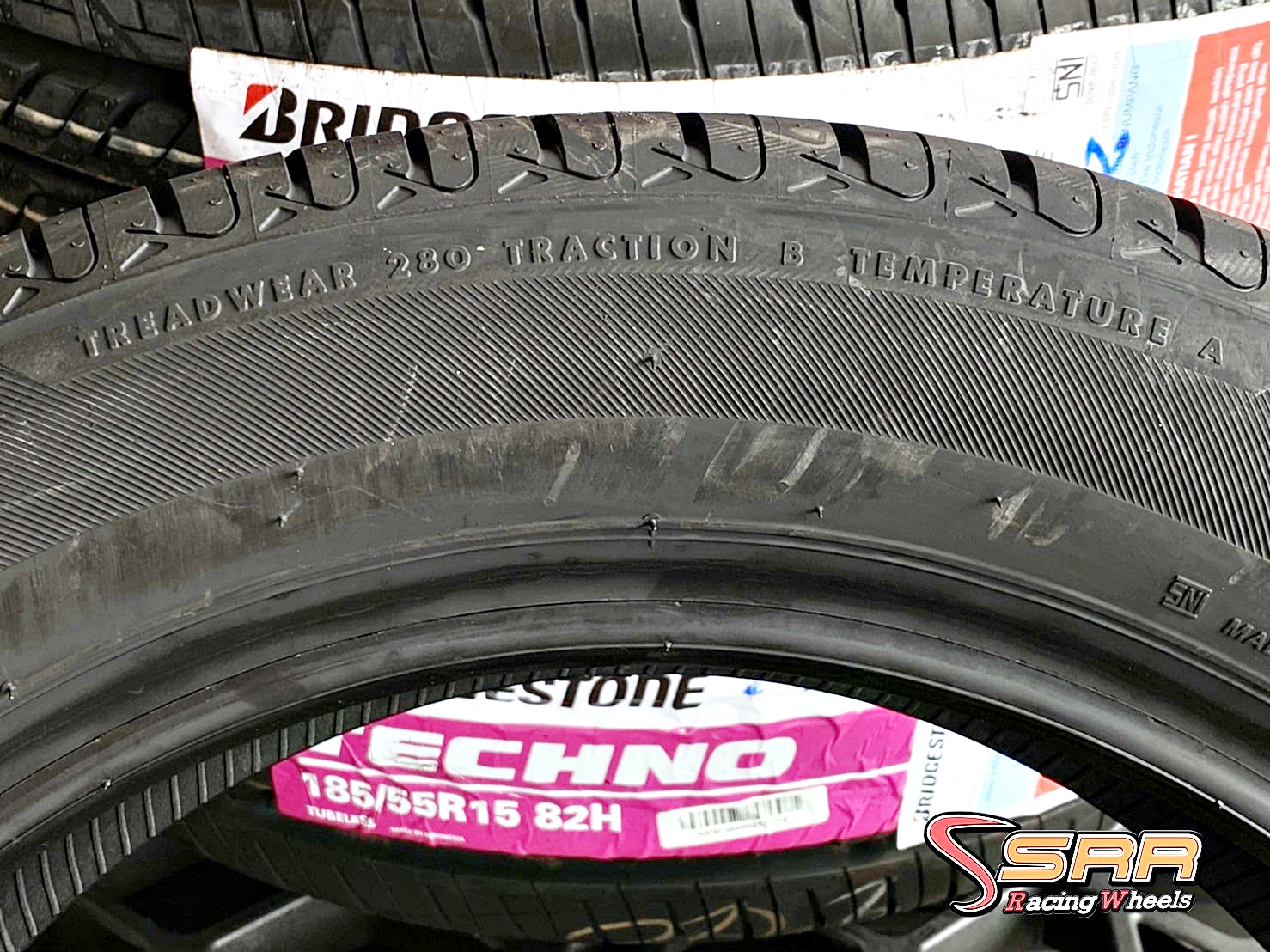 BRIDGESTONE TECHNO 185/55R15 ยางใหม่ ราคาพิเศษ