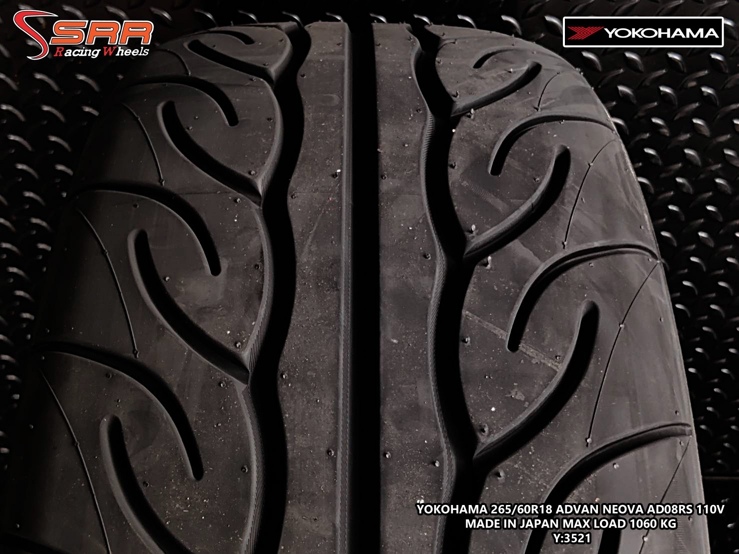 YOKOHAMA ADVAN AD08RS 265/60R18 ยางญี่ปุ่น ปี2021 ราคาพิเศษ