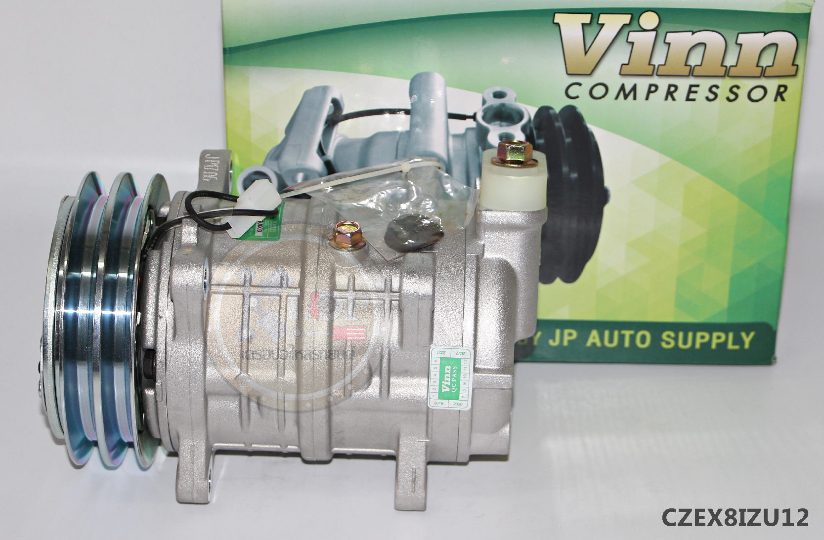 CZEX8IZU12 คอมแอร์ VINN : ZEXEL 16CH ISUZU 8-ขา 12V (งานไตหวัน-จีน)