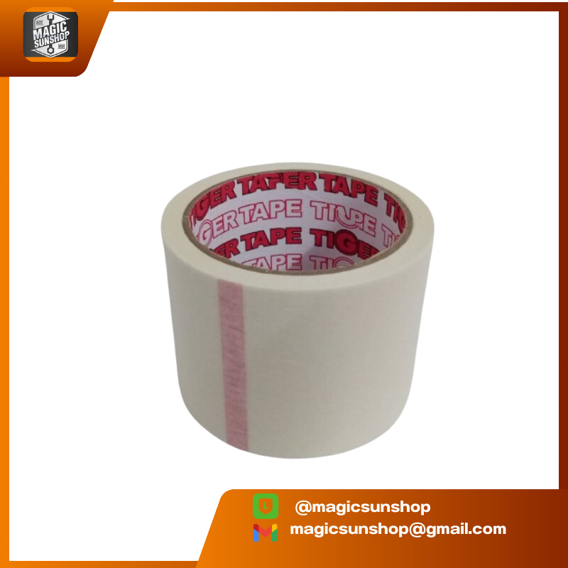 916316 Tiger เทปกาวย่น 72mmx20yds สีขาว