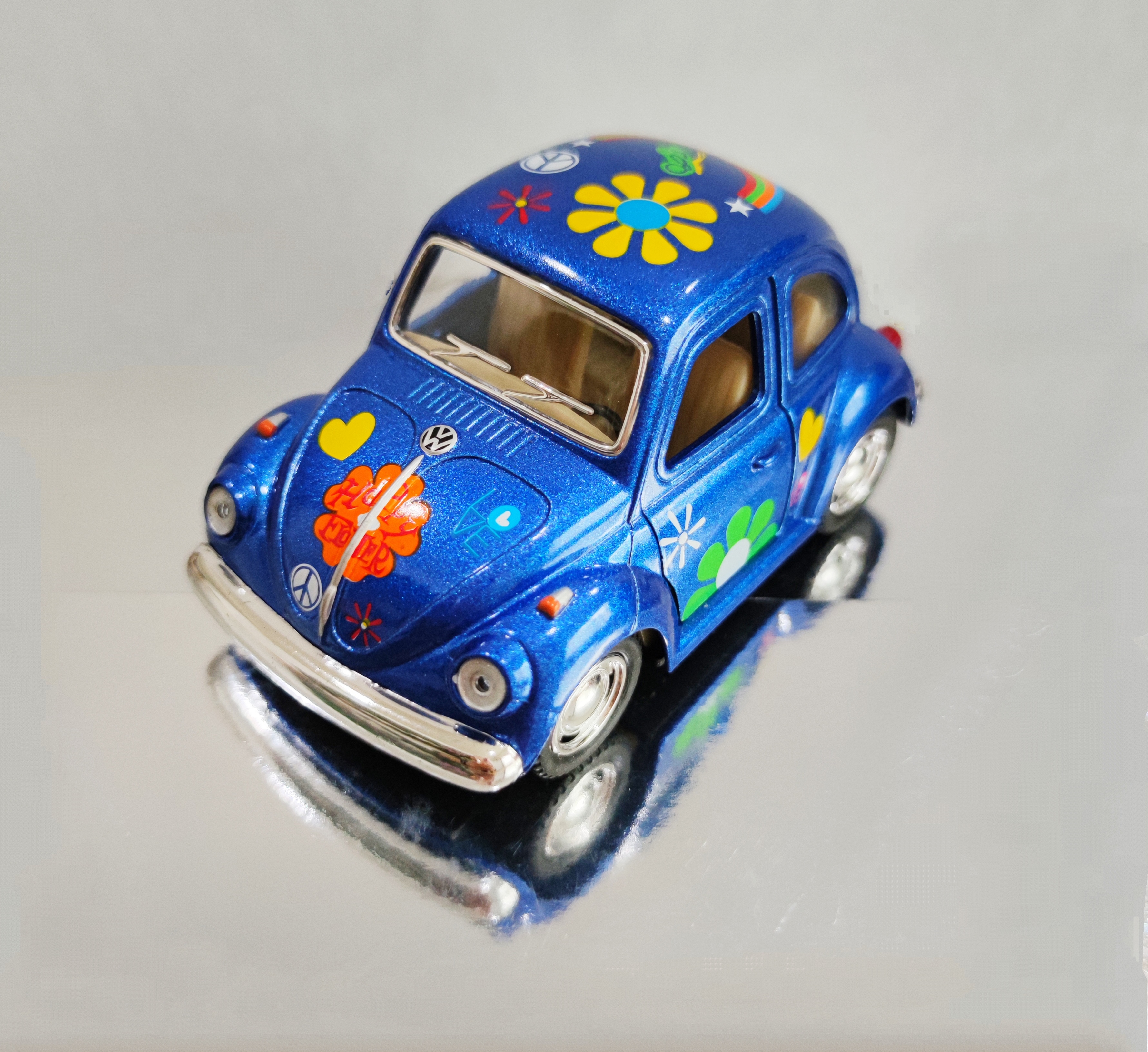 รถโฟล์คเต่า 1967 Volkswagen classical beetle โมเดลรถเหล็ก ขนาด 4 นิ้ว (ปลีก-ส่ง)