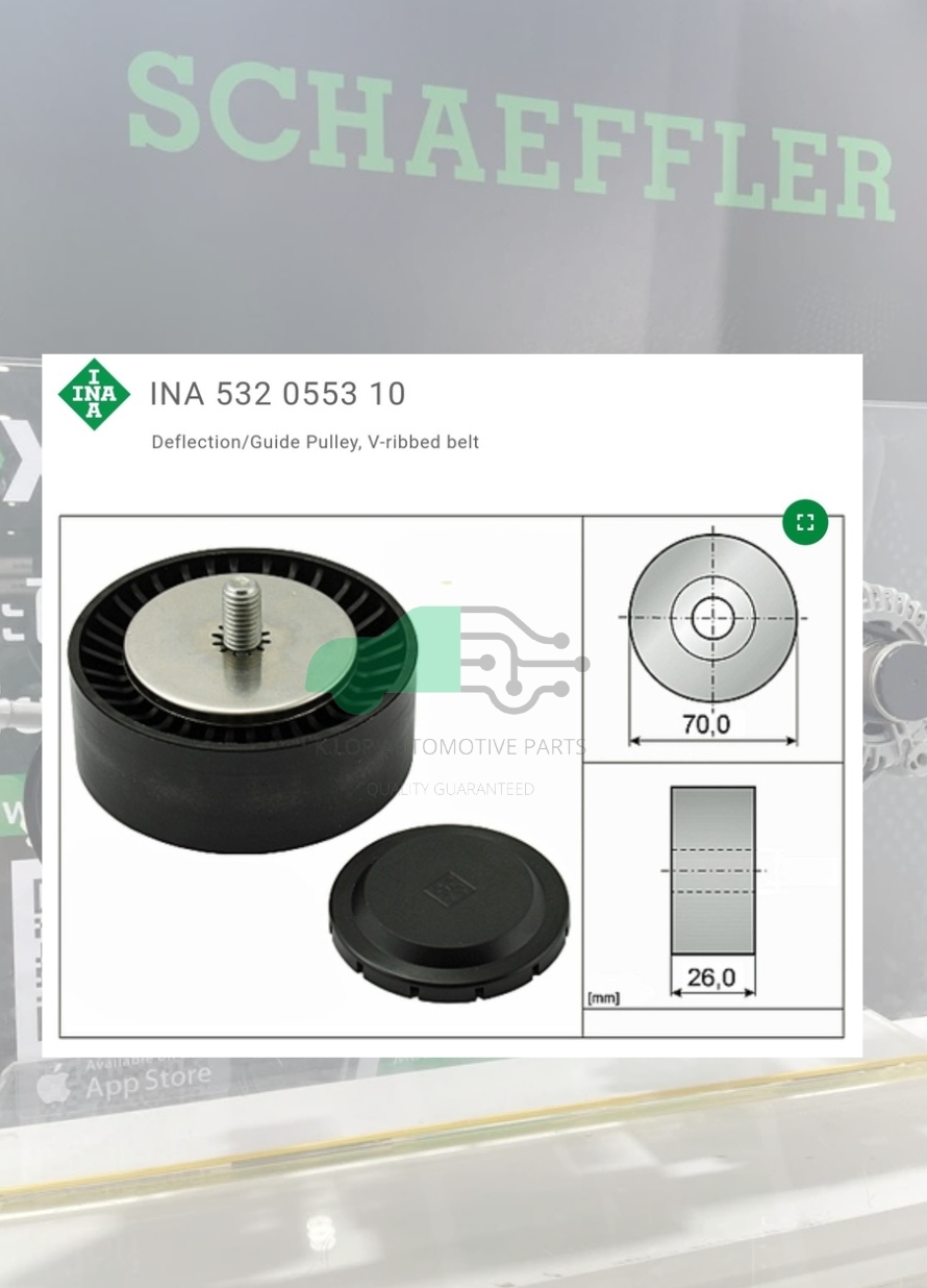 (INA) : ลูกรอก 70มม. BMW M47 N47 E90 E93 E87