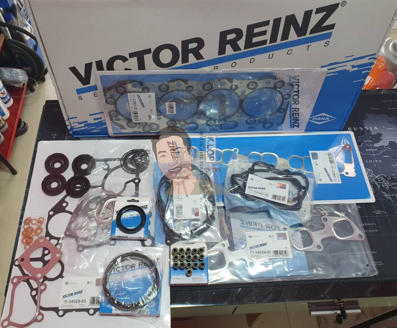 01C 4JK1 07 ประเก็นชุดใหญ่ (Victor Reinz เยอรมัน) 4JK1-TC 4JJ1-TC, D-Max 2.5/3.0