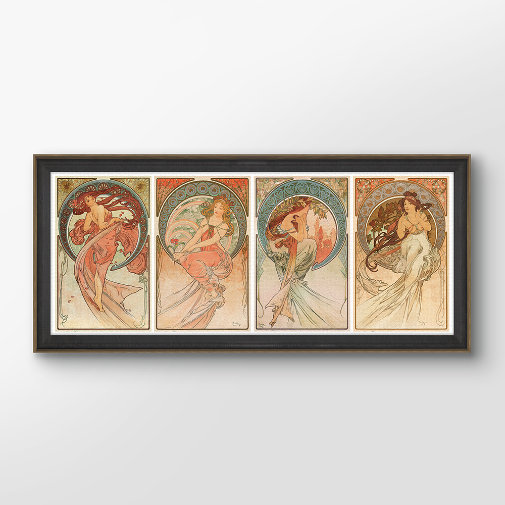 Pintoo - The Arts : Dance by Alphonse Mucha 1000 pcs.