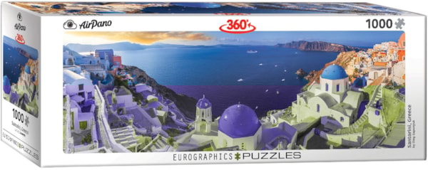 Eurographics - Santorini, Greece by Oleg Gaponyuk (Panorama) 1000 pcs.
