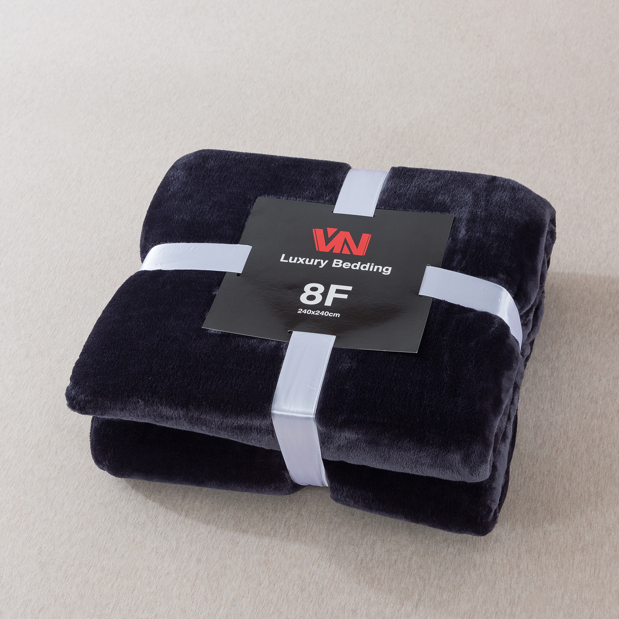 ผ้าห่มนาโน 8 ฟุตพรีเมี่ยมของแท้งานป้าย VN (12ผืนคละสี)