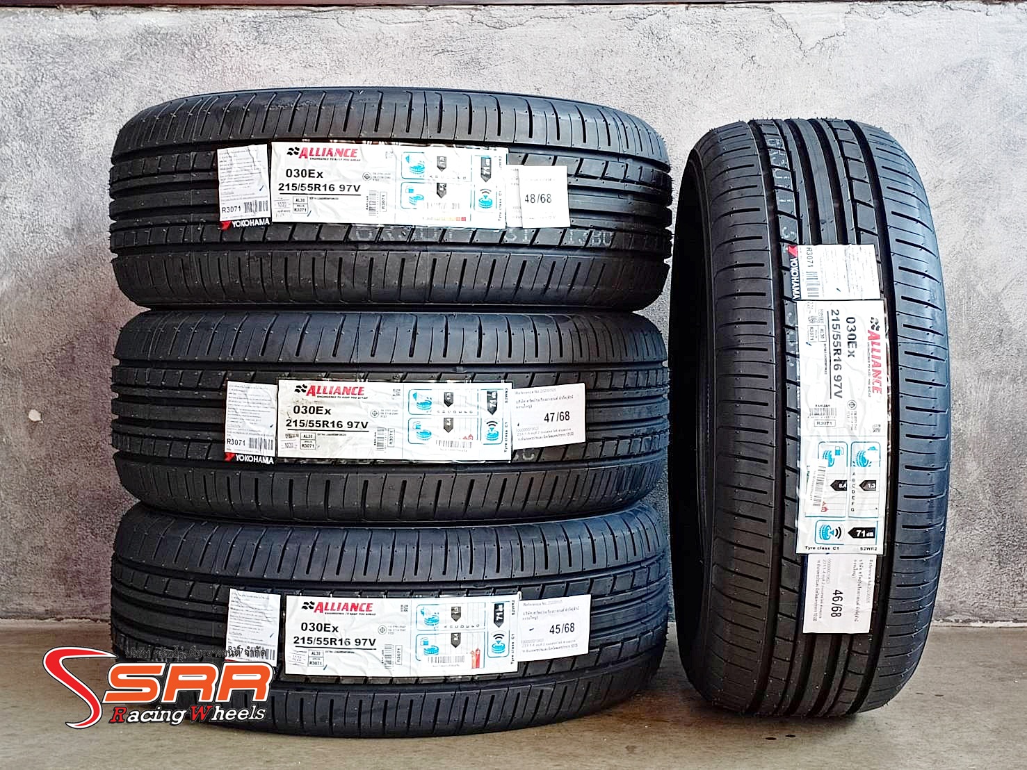 YOKOHAMA ALLIANCE 030Ex 215/55R16 ยางญี่ปุ่นปี20 ลดราคาพิเศษ