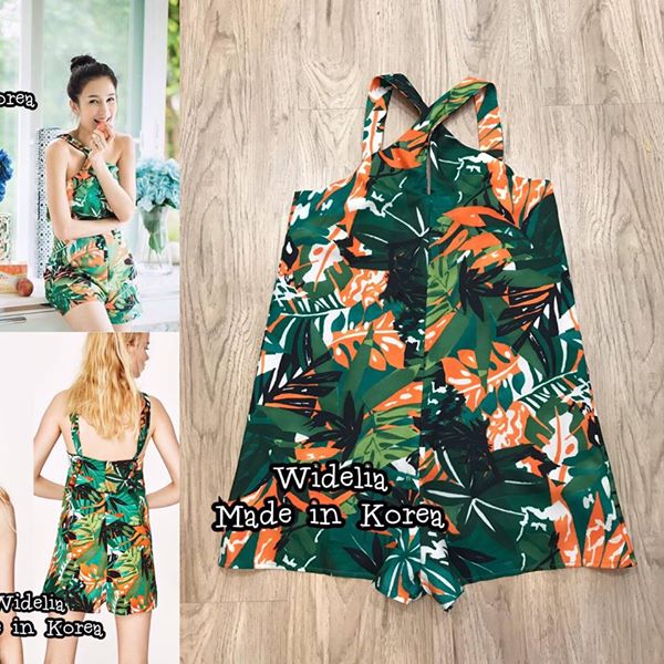 *พร้อมส่ง*Zara Jumpsuit :: จั้มสูทขาสั้นสุดน่ารัก