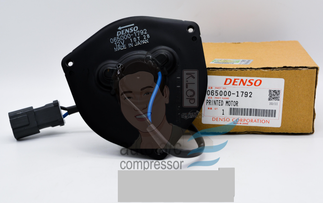 KLOP-T405-01A มอเตอร์พัดลมหม้อน้ำแท้ DENSO Honda CRV(CD2/CD3) 2.0 2002~2006,Accord 2.3