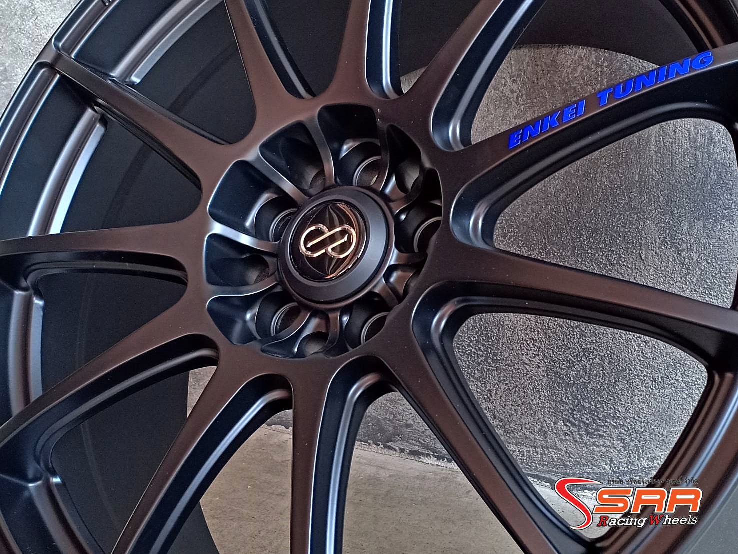 ENKEI TUNING SC22 ขอบ18 ET+40 10H100-114.3 DBK2K