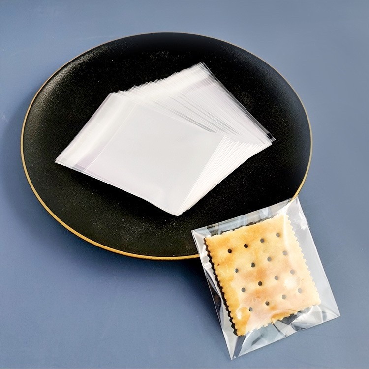 ถุงคุกกี้ฝากาวใส ถุงแถบกาวใสใส่ขนม