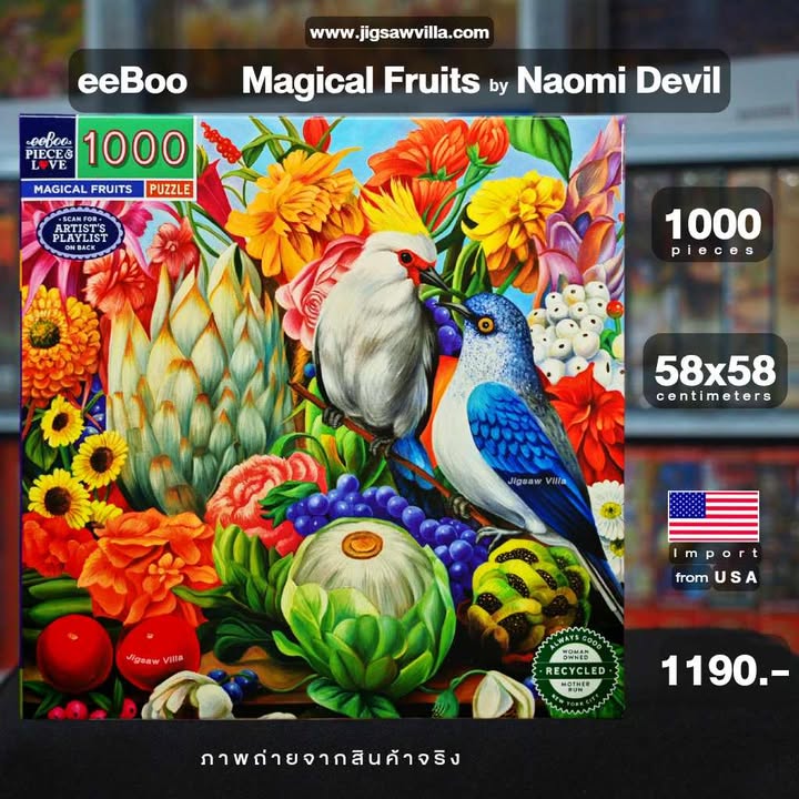 eeBoo - Magical Fruits by Naomi Devil 1000 pcs.