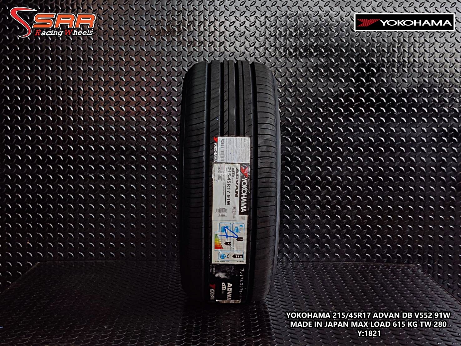 YOKOHAMA ADVAN V552 215/45R17 ยางใหม่ ยางญี่ปุ่นปี2021 ราคาพิเศษ