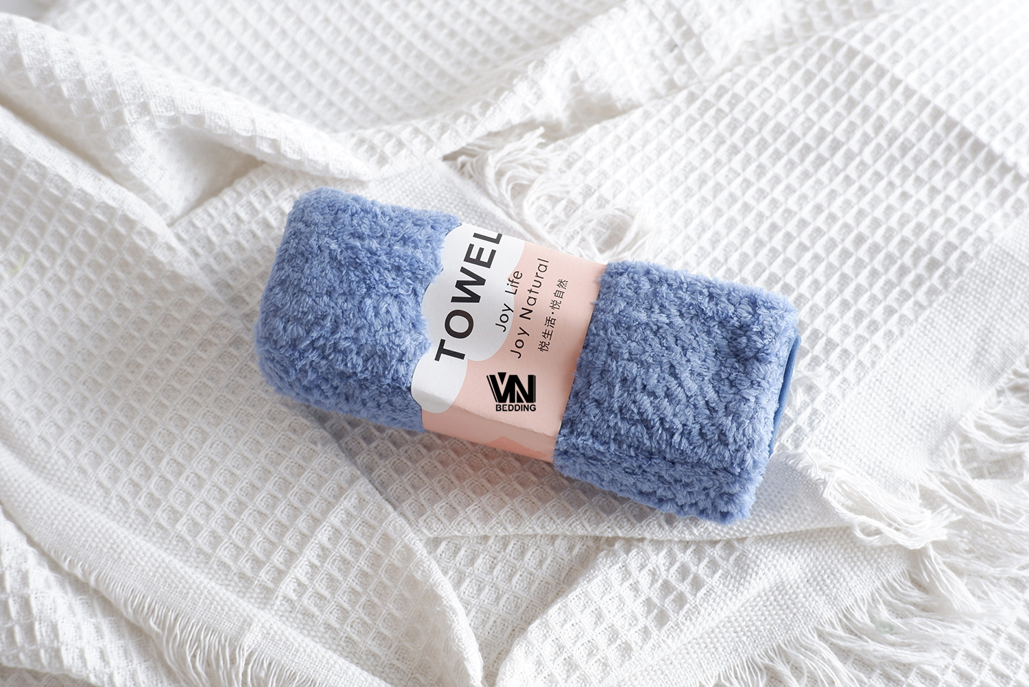 ผ้าเช็ดผมขนแกะรังผึ้ง 1 โหล