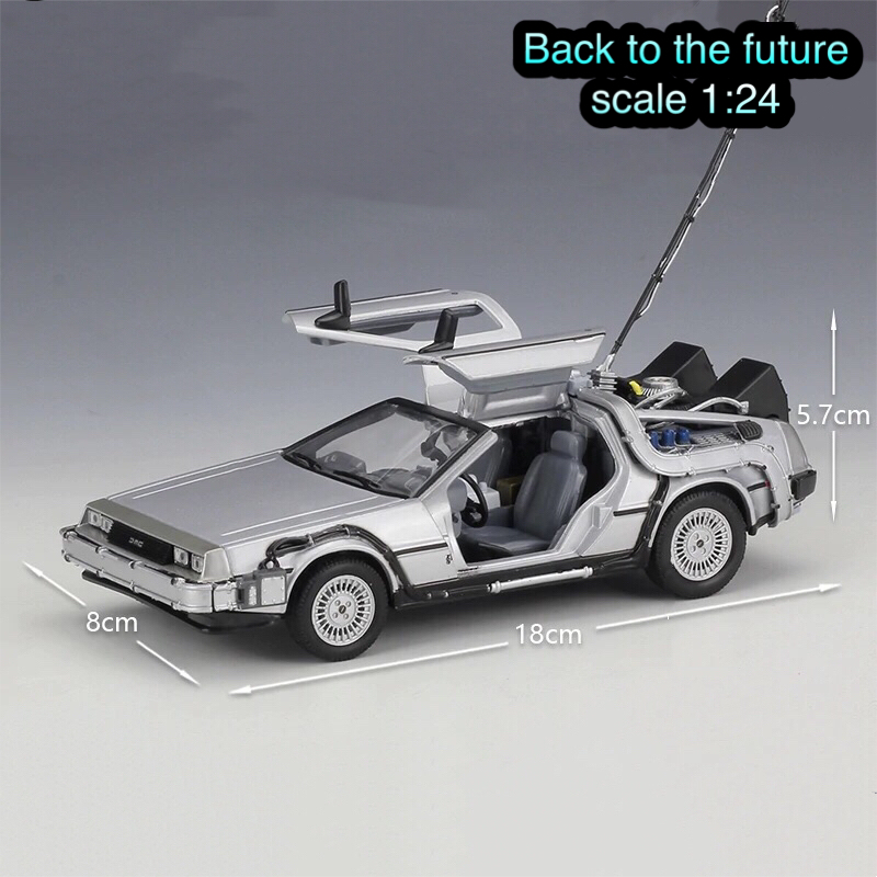 Back to The Future II ล้อพับได้ โมเดลรถเหล็ก scale 1:24 (ปลีก-ส่ง)