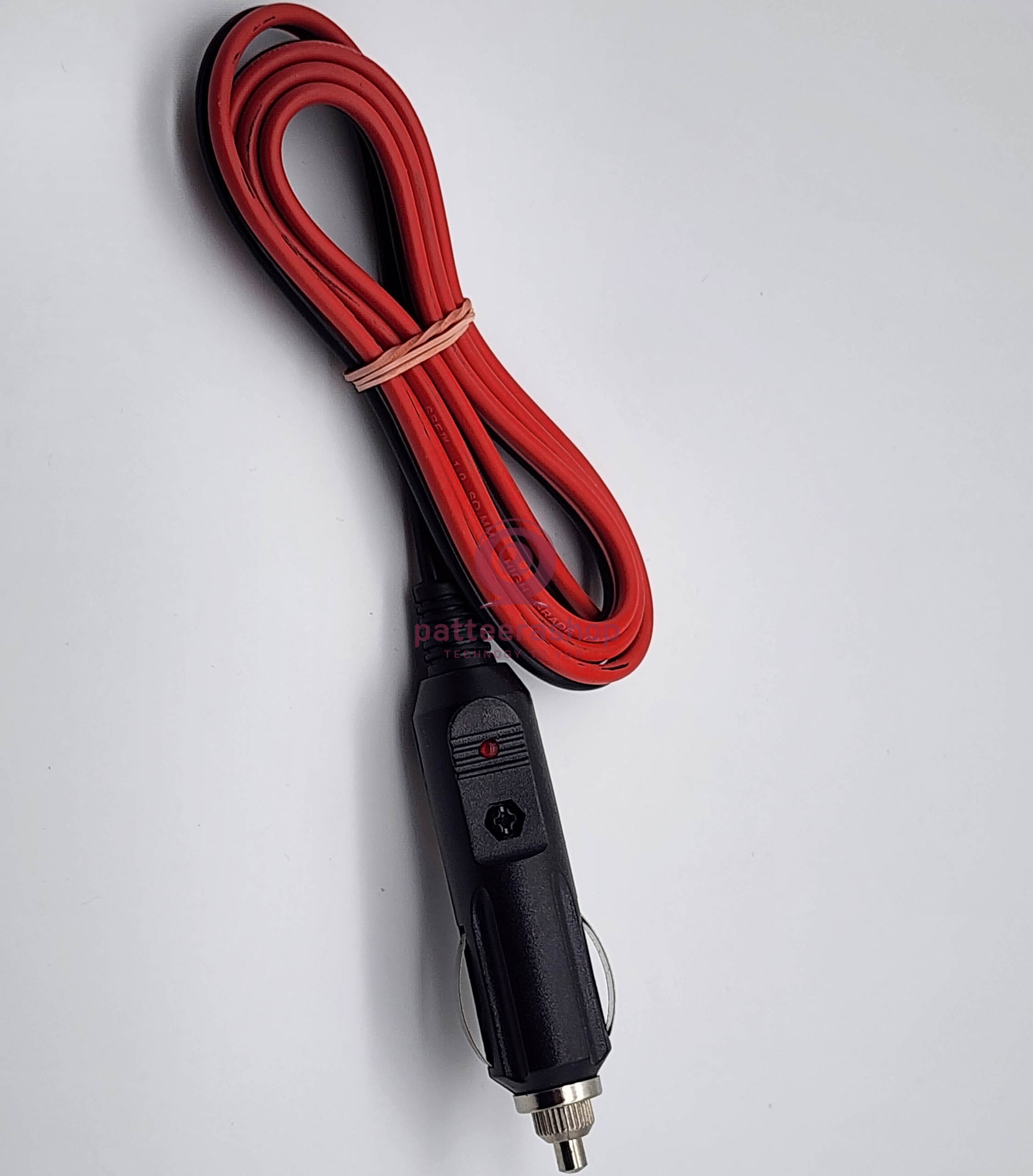 ปลั๊ก 12V ใช้สำหรับเสียบช่อง 12V Power Outlet ในรถยนต์ จ่ายไฟให้อุปกรณ์ ภายในรถยนต์ 12V/24V