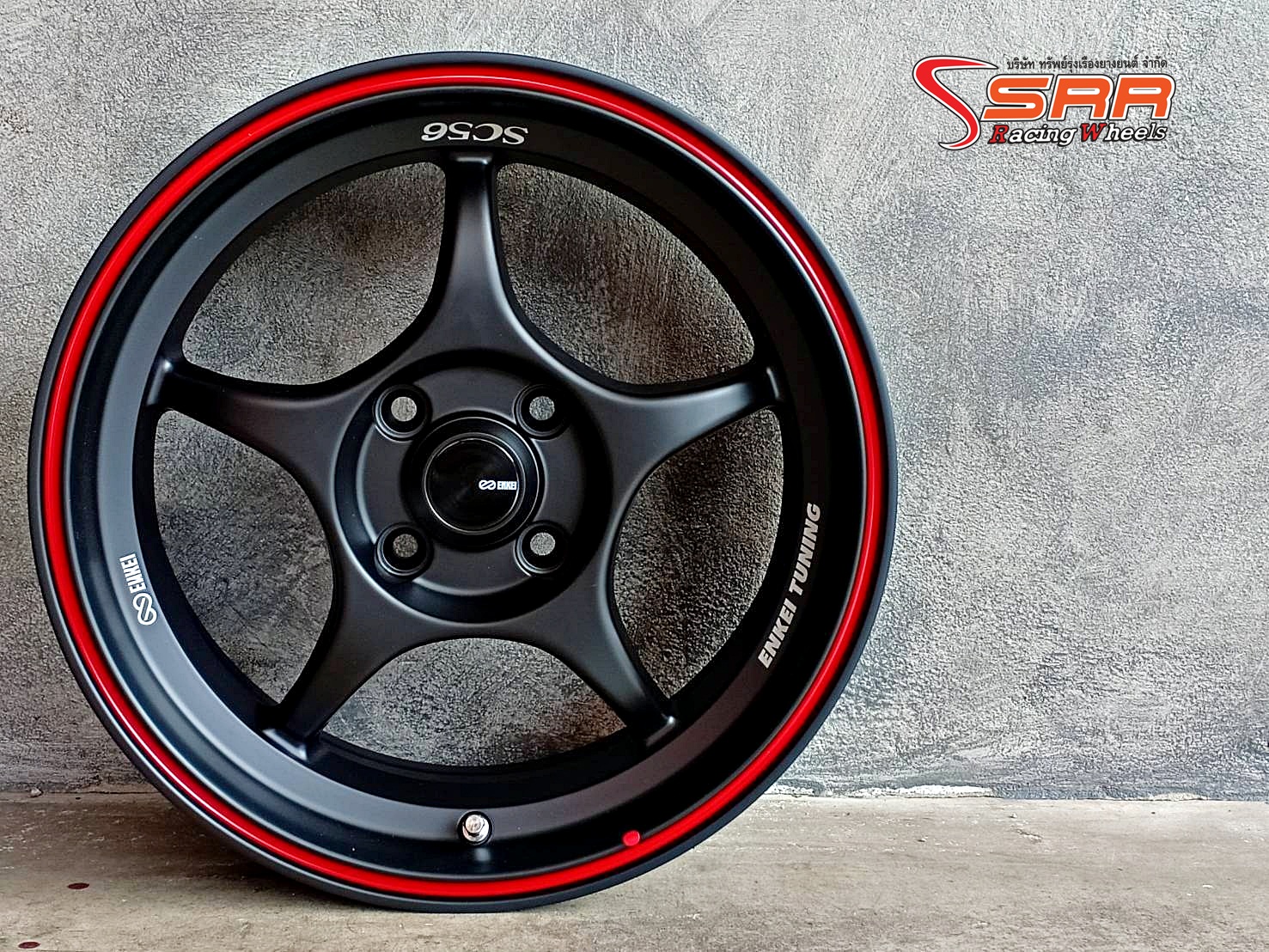 ENKEI TUNING SC56 15x7 4x100 ET+28 DBK2QR2R6LK