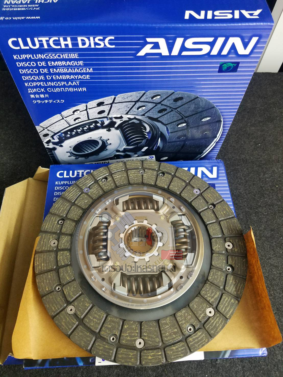ชุดยกคลัทช์ Aisin (TOYOTA MIGHTY-X 2L,TIGER LN145) +แถมลูกปืนปลายเกียร์*** (JP)