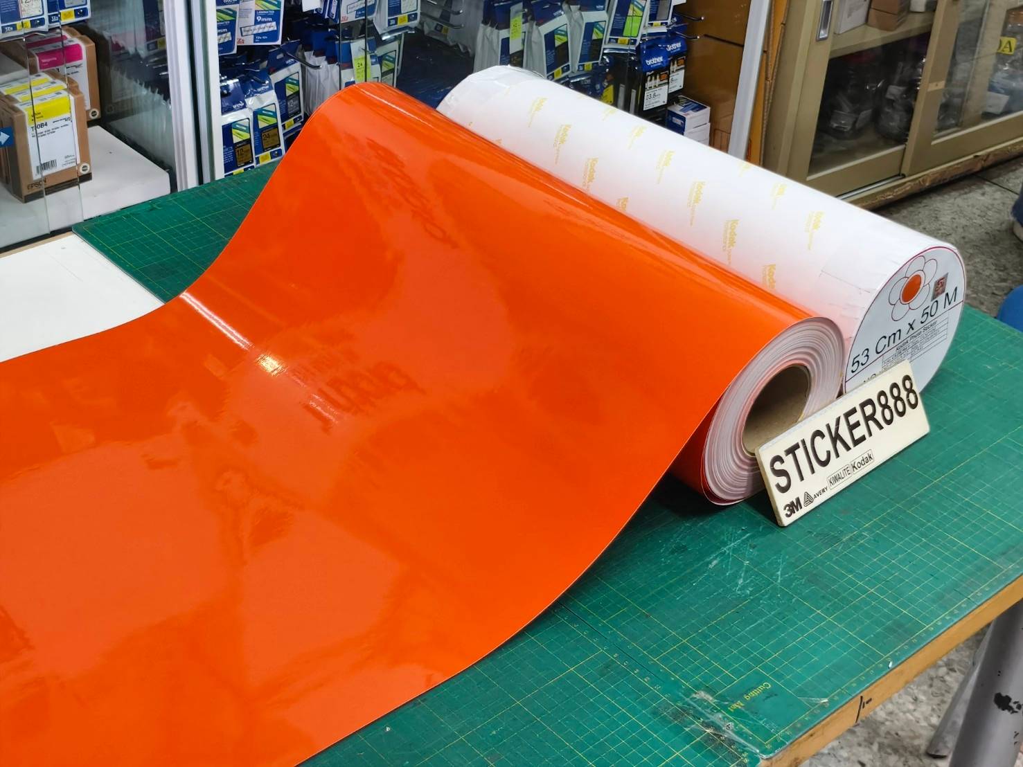 สติ๊กเกอร์โกดัก สีส้ม 904 ขนาด 53 cm x 50 M KODAK Photo Sticker