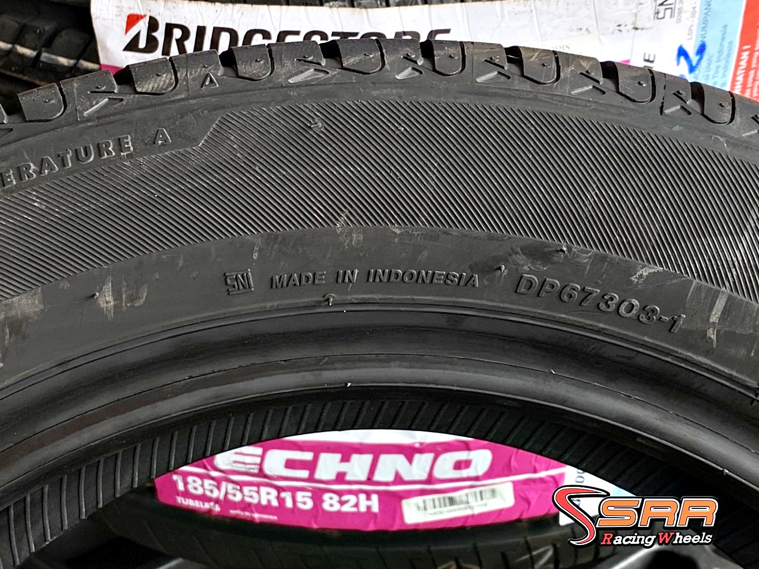 BRIDGESTONE TECHNO 185/55R15 ยางใหม่ ราคาพิเศษ