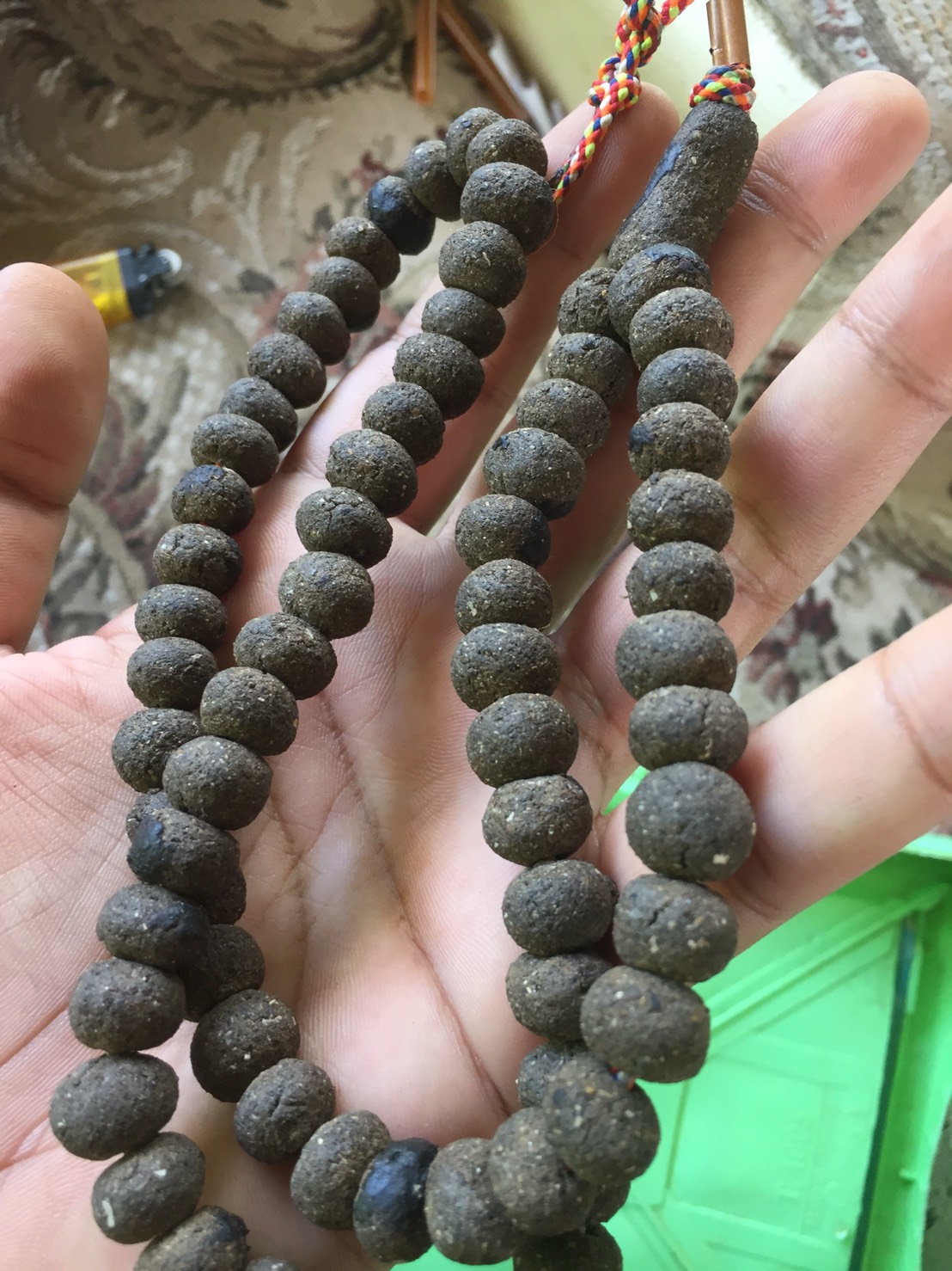 เม็ดประคำผงพราย 59ตน อาจารย์เปล่ง บุญยืน ยุคต้น