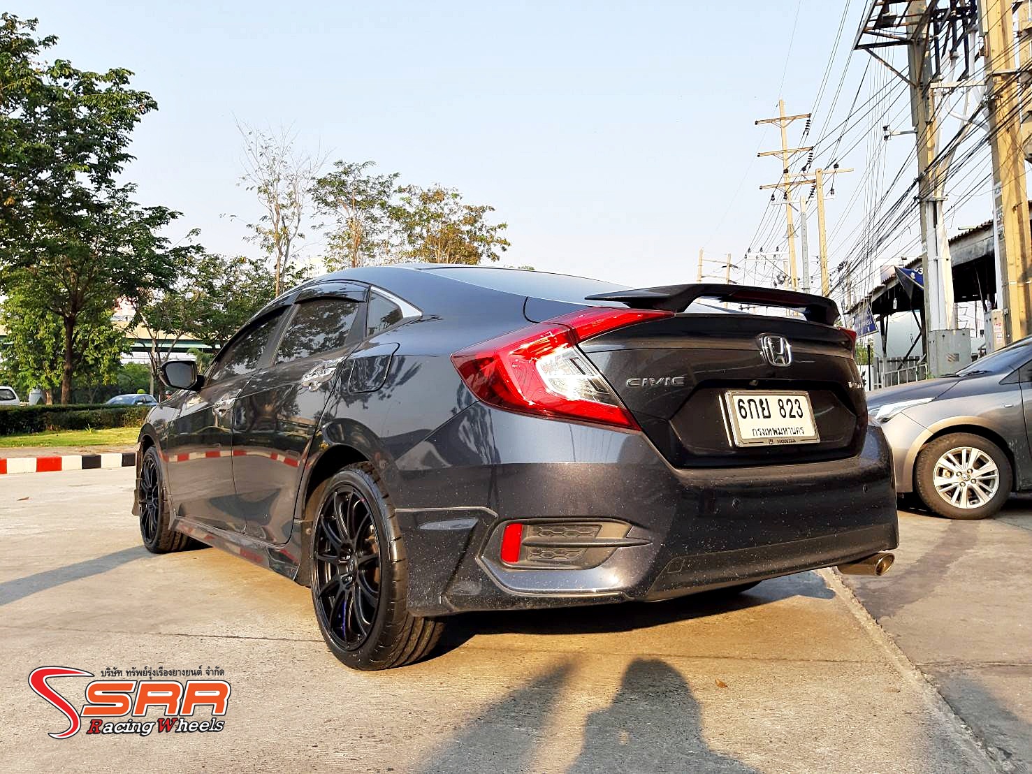 ENKEI TUNING SC22 ขอบ18 ET+40 10H100-114.3 DBK2K