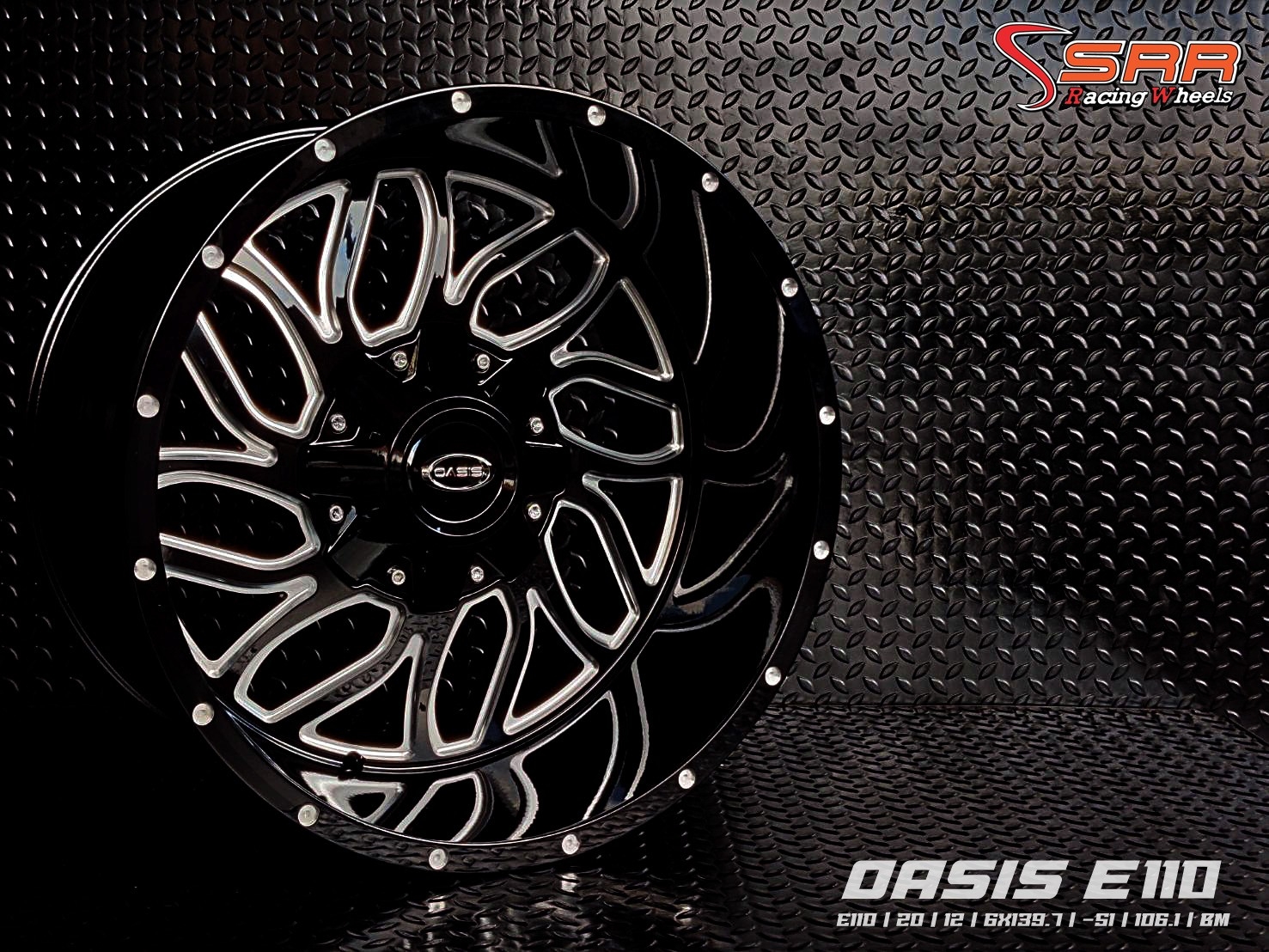 OASIS E110 ขอบ20x12 6H139.7 ET-51 BM ราคาพิเศษ