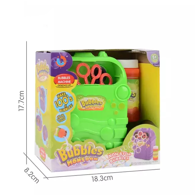 เครื่องเป่าฟองอัตโนมัติ Bubbles machine พร้อมน้ำยา 1 ขวด (ปลีก-ส่ง)