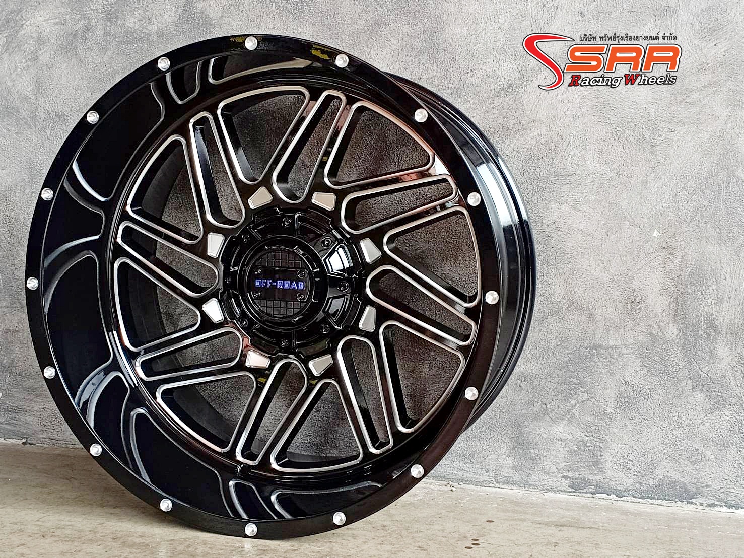OASIS MT232 22x12 6x139.7 ET-44 Glass Black Mill