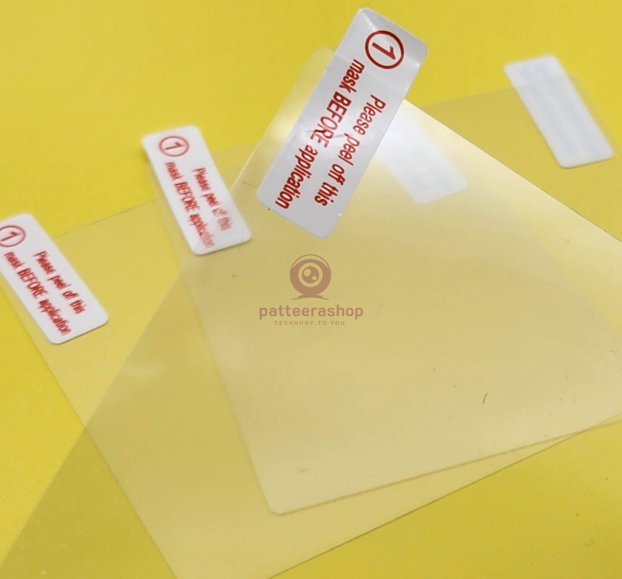 แผ่นฟิล์มใสสูญญากาศ electrostatic film (แพค3ชิ้น) 8x8 ซม. ใช้สำหรับ ติดกล้องติดรถยนต์ หรือ Easy Pass