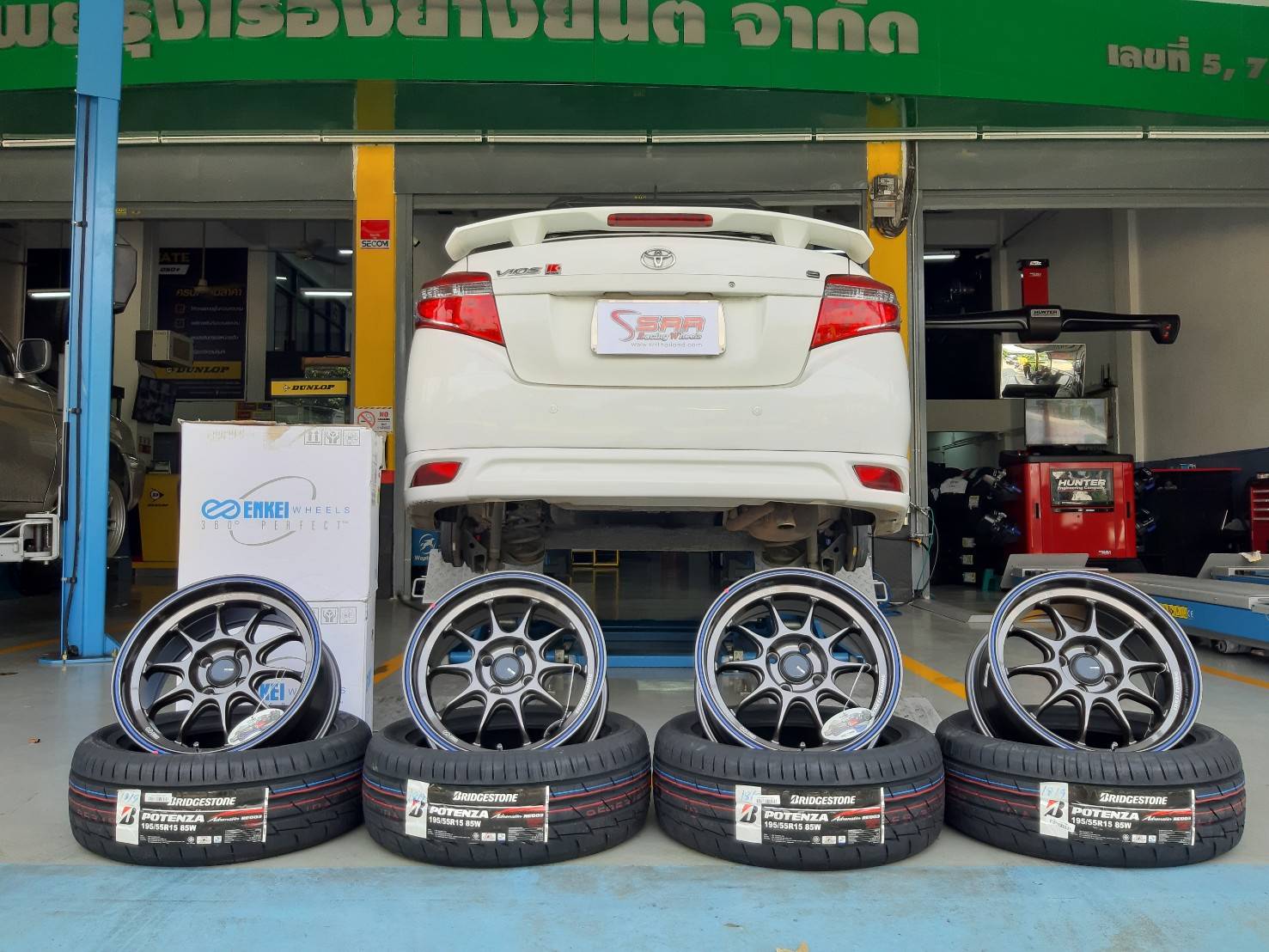 ENKEI TUNING SC55 ขอบ15 ET28 4x100 GGM8QR2B6LK