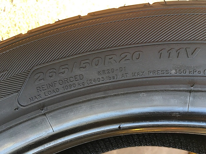 KENDA KAISER KR20 265/50R20