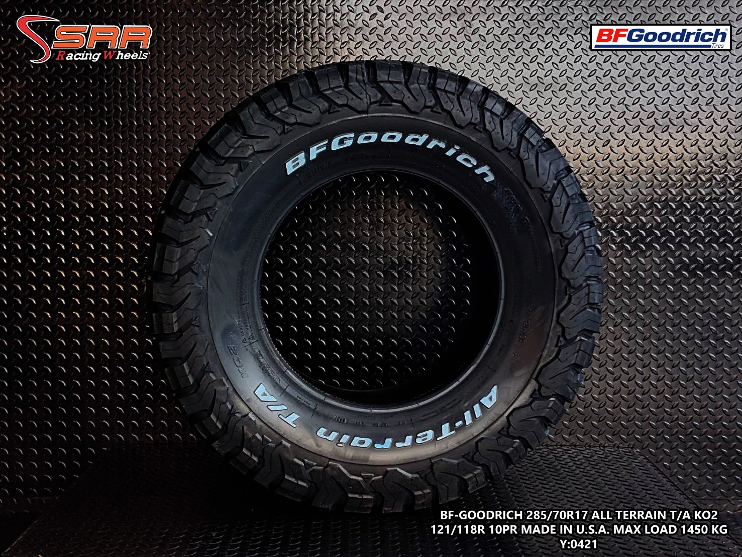 BFGoodrich All Terrain T/A KO2 285/70R17 ยางใหม่ U.S.A. ปี2022