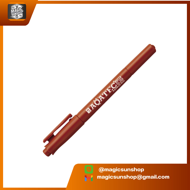 MAGICK INK Magic Ink Twin Tip SLIM No.MAQ70-T6 [BROWN] MAQ70 141x16.6x12.2 mm BROWN